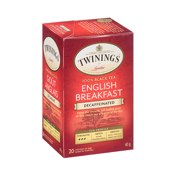 Goût anglais décaféiné
