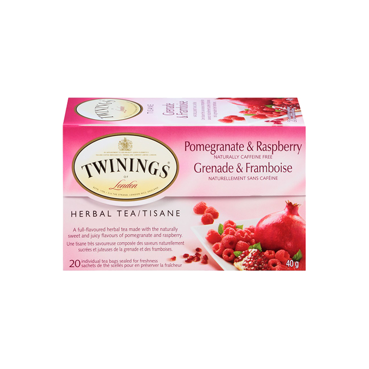 Twinings Pomegranate & Raspberry Herbal Tea Twinings North America