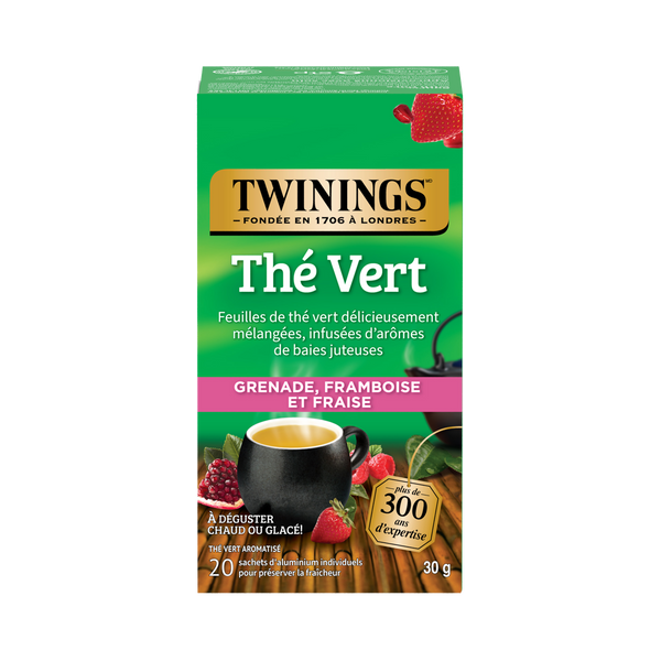Green Pomegranate, Raspberry & Strawberry