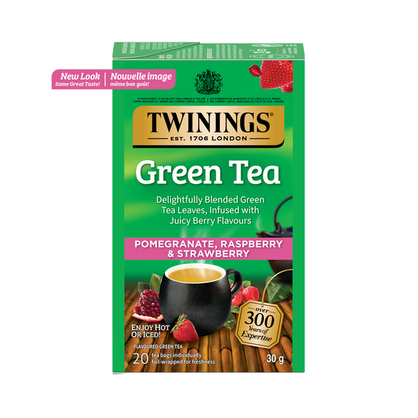 Green Pomegranate, Raspberry & Strawberry