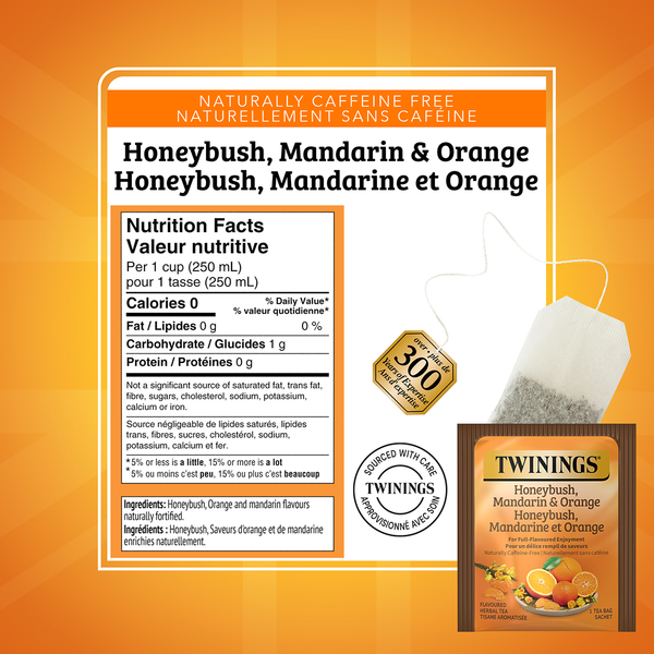 Honeybush, mandarine et orange