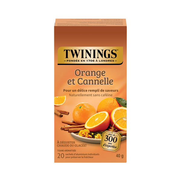 Orange et épicé de cannelle