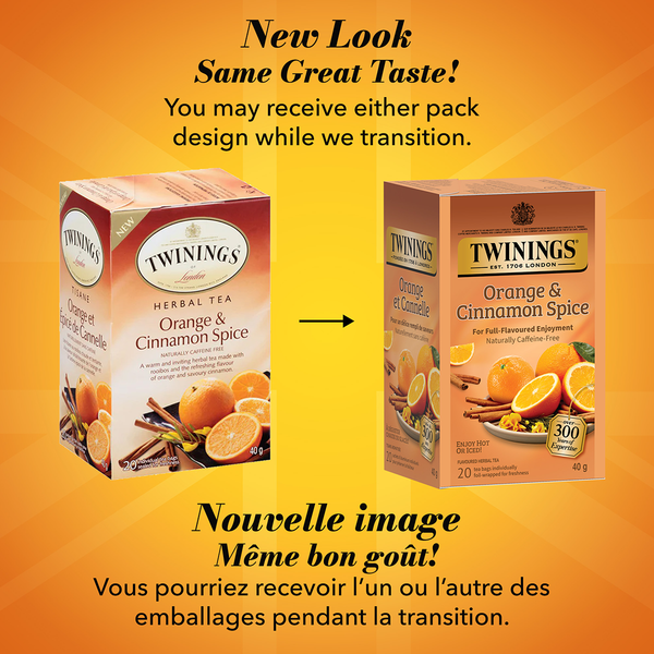 Orange et épicé de cannelle