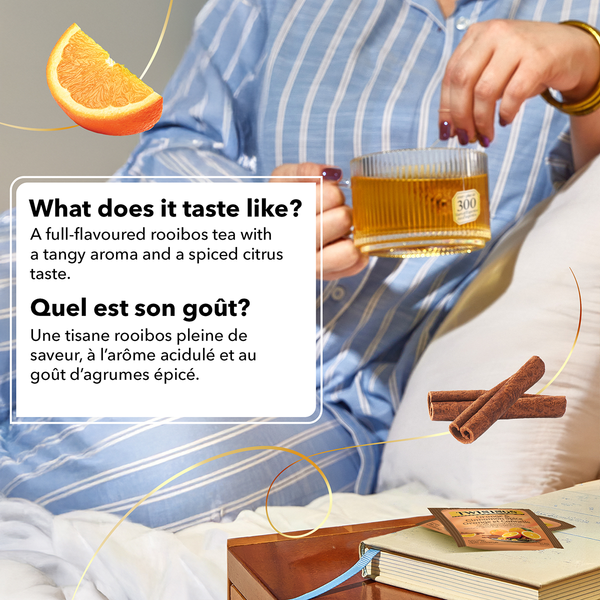 Orange et épicé de cannelle