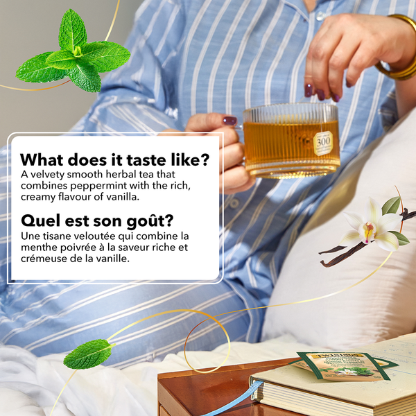 Menthe poivrée et velouté de vanille