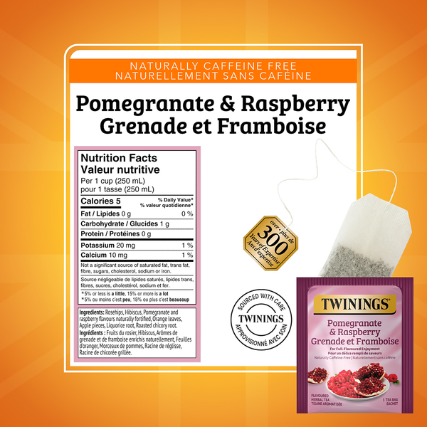 Grenade et framboise
