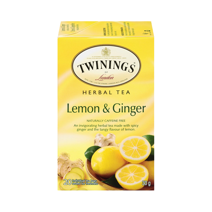 Twinings Lemon Ginger Herbal Tea Twinings North America